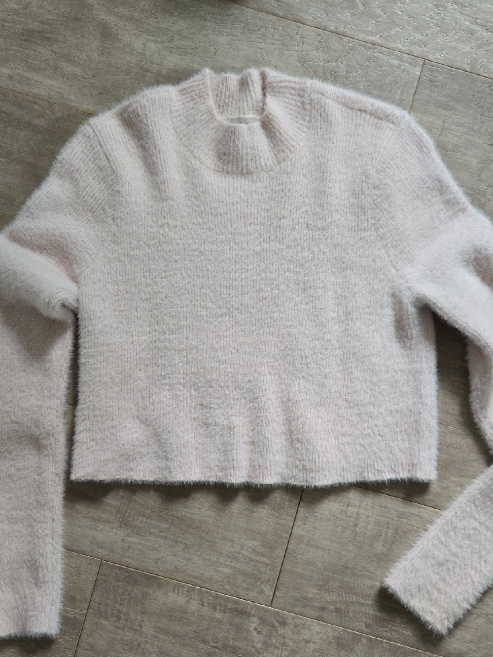 Kendall & Kylie Fuzzy Pink Sweater